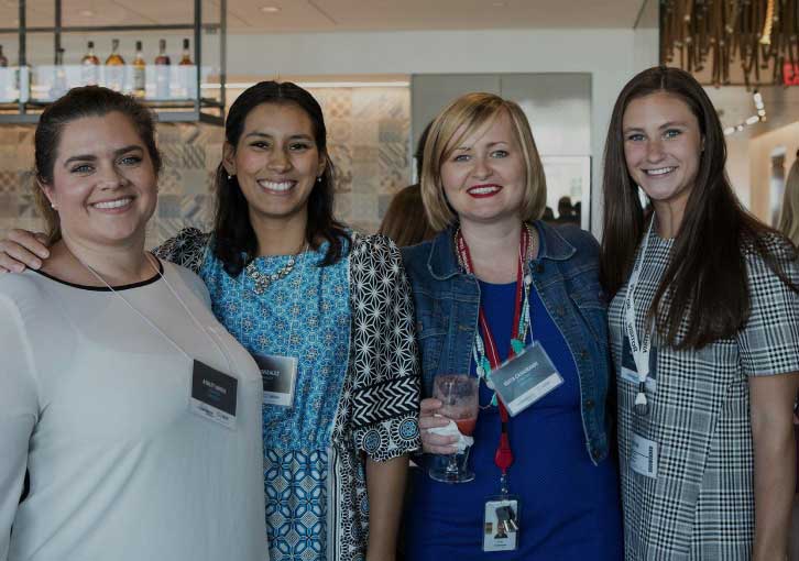 4 women interns at Nestle