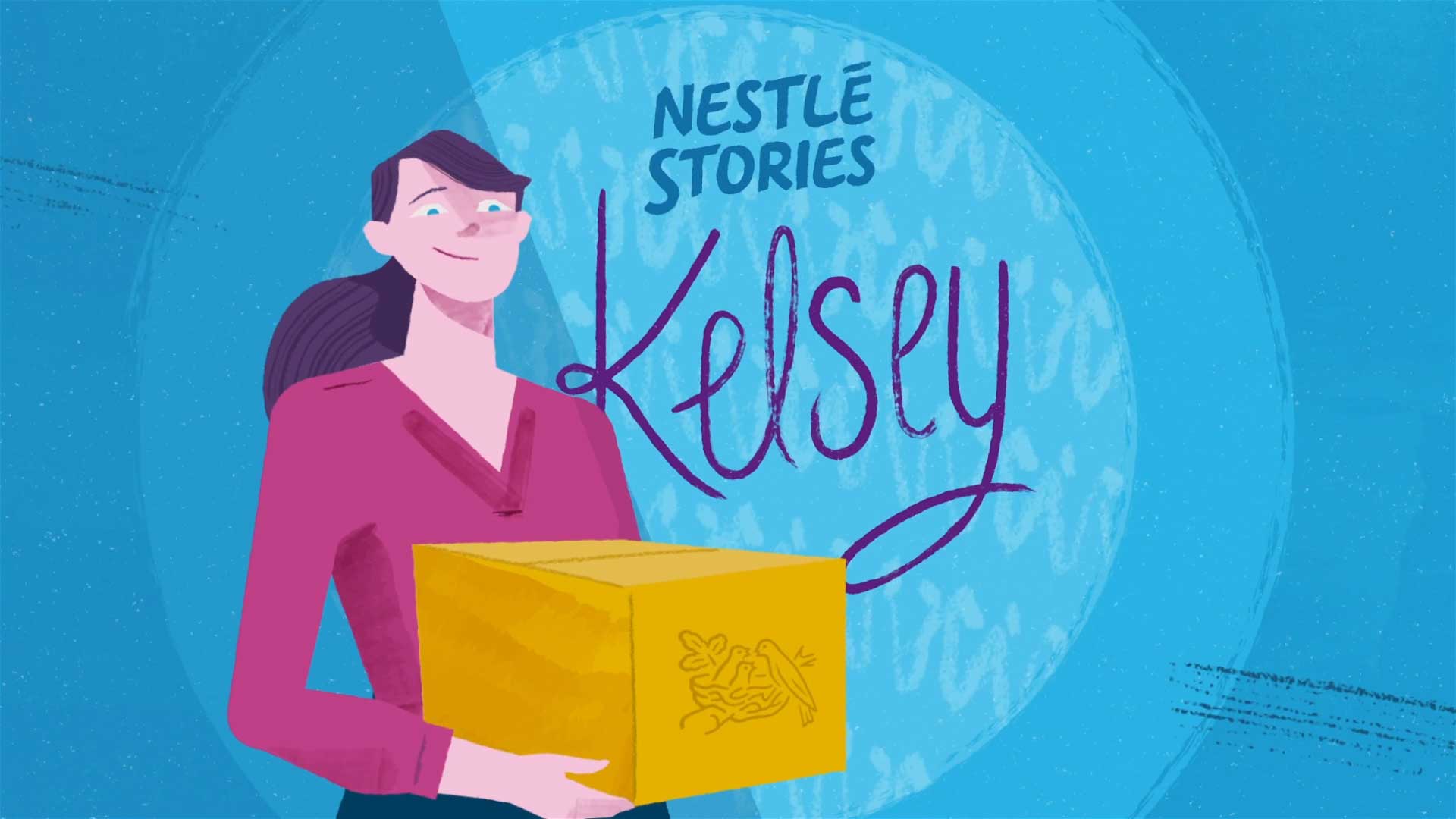 Illustration of a Nestlé employee