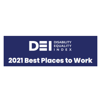 2021 Best Places to Work DEI badge