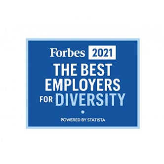 Forbes 2021 The Best Employers for Diversity award
