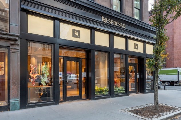 New York Nespresso storefront