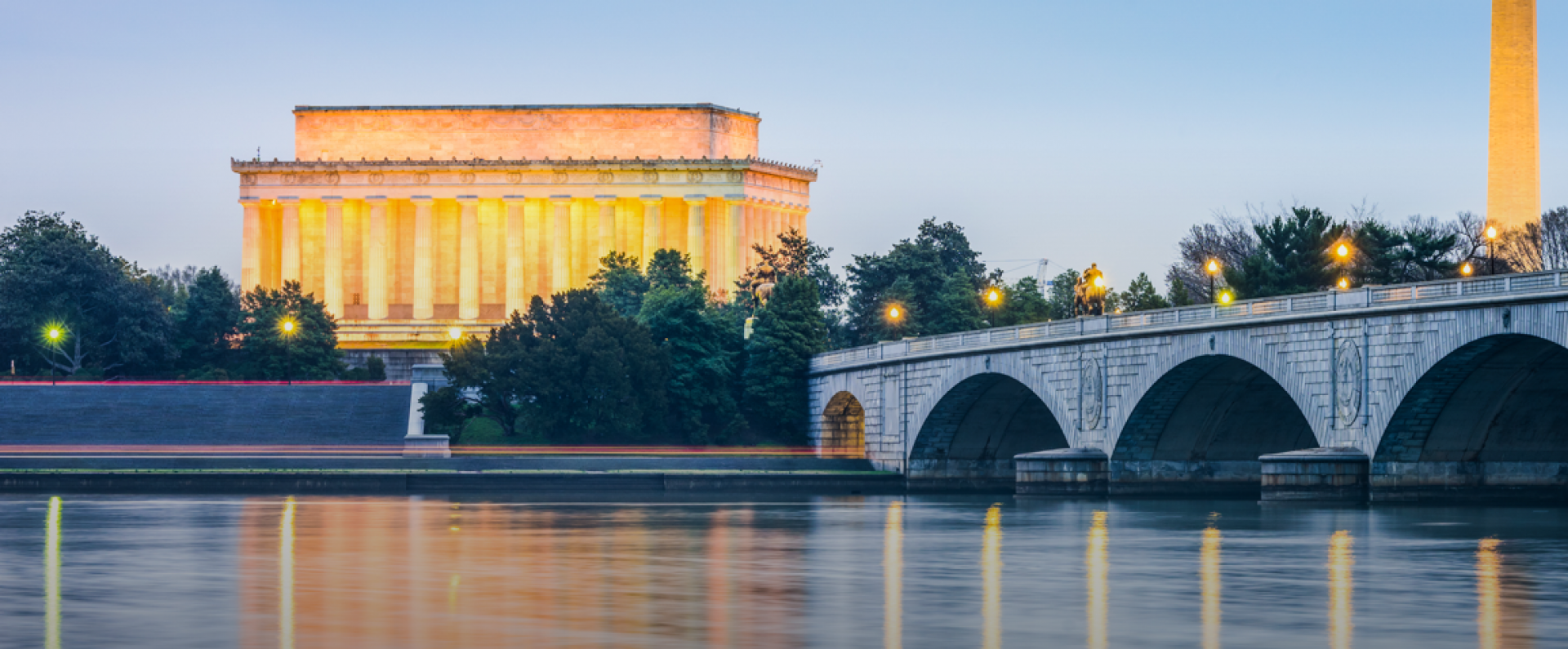 Jefferson Memorial and Bridge
