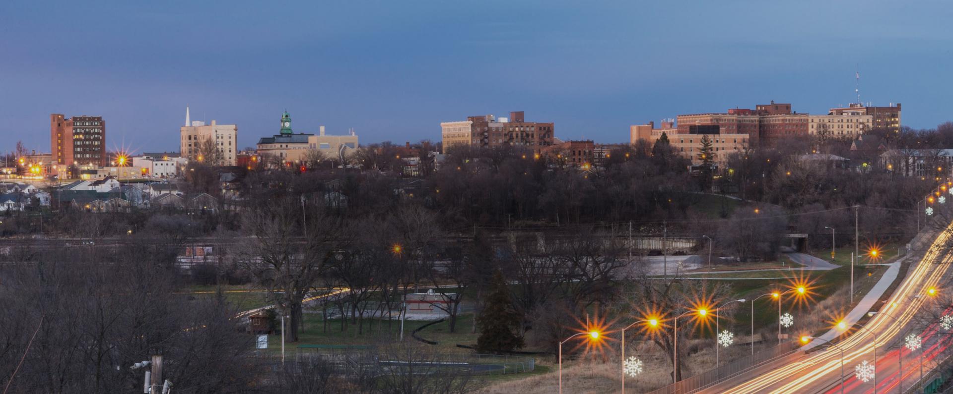 Skyline view of Fort Dodge