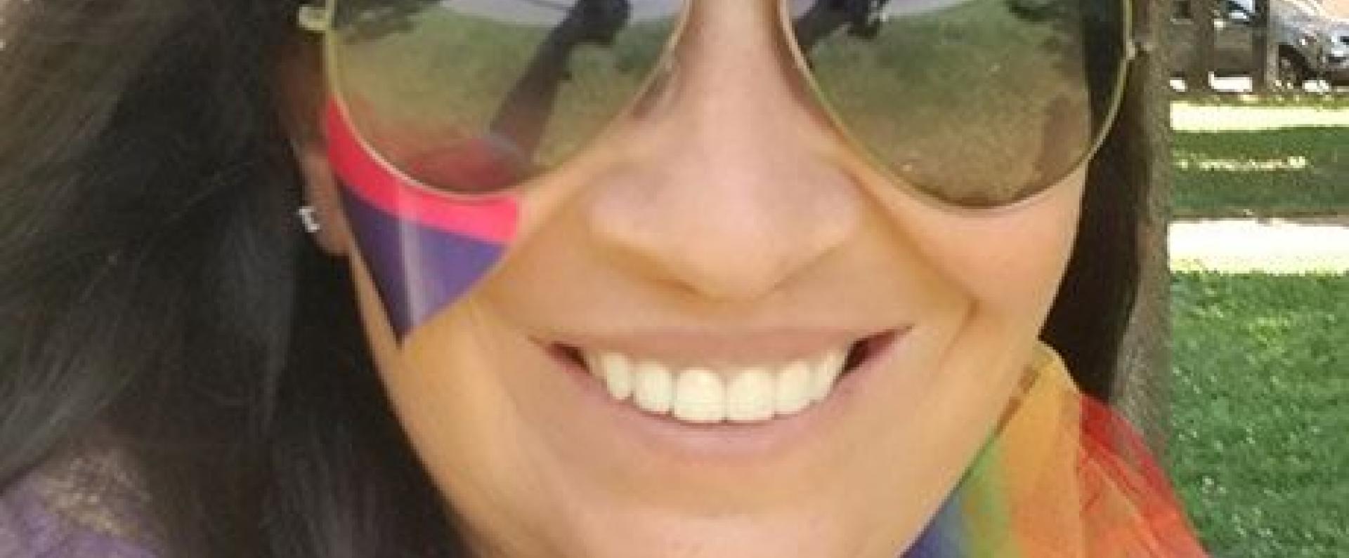 Maria in sunglasses